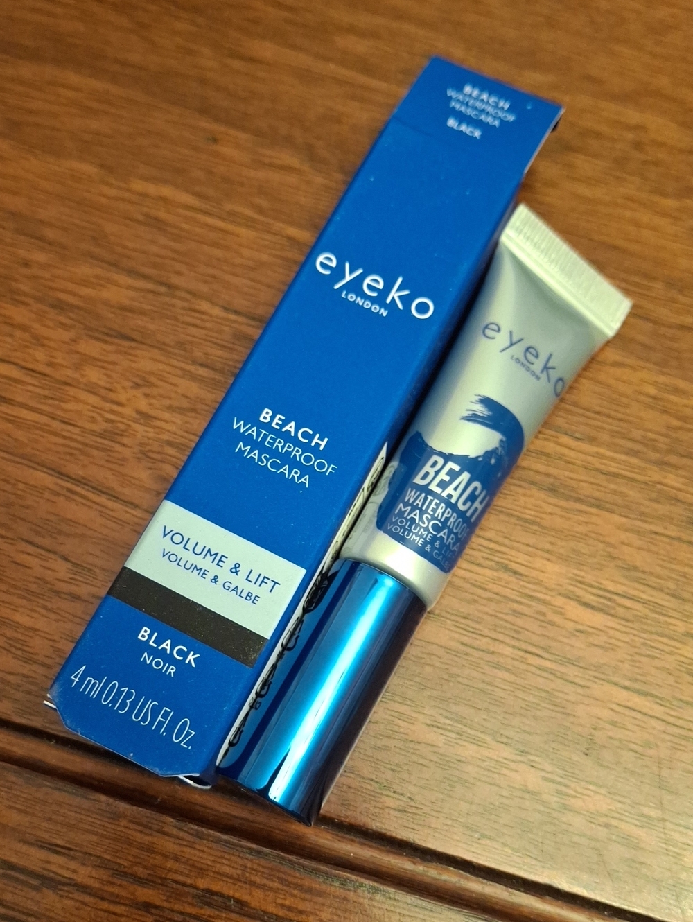 eyeko Beach Waterproof Mascara - Black (Volume & Lift) 4ml New